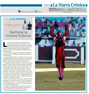 Una de las contraportadas de temática taurina objeto del reconocimiento.