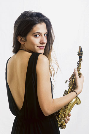 La saxofonista y cantante Eva Fernández. | JUAN MIGUEL MORALES