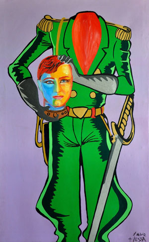 Mixta sobre lienzo de Fabio McNamara.