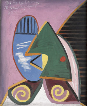 ‘Profil à la fenêtre’, de Pablo Picasso (1934).