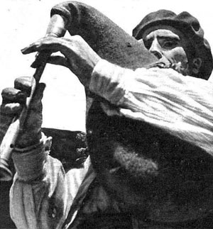 Gaitero en Corporales, de la revista Estampa (1932).