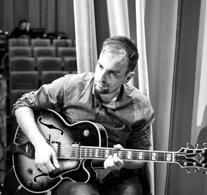 El guitarrista de jazz zamorano Víctor Antón.
