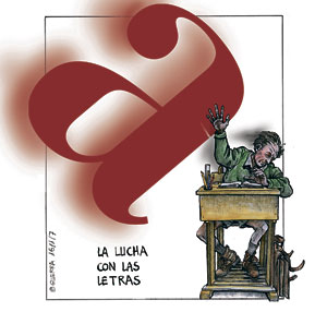 Viñeta sobre educación. | GUERRA
