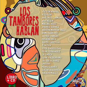 Portada del libro-disco 'Los tambores hablan'.