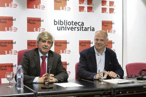 Juan Francisco García Marín y Valentín Carrera. | ULE