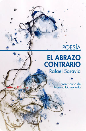 Portada del poemario de Rafael Saravia.