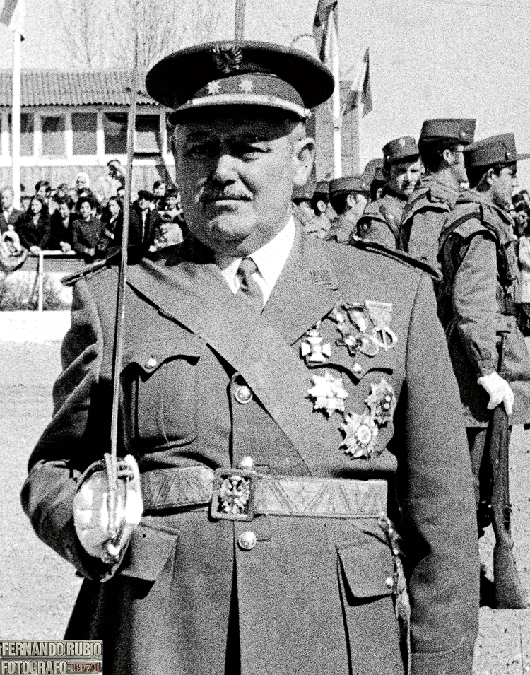 El teniente coronel Armando Palacín. | FERNANDO RUBIO