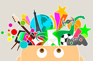 El portal web invita al aprendizaje interactivo.