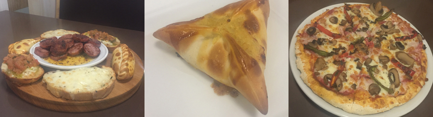 Entrantes variados, empanadillas y pizzas, algunas de las especialidades de Camabalache. | S.M.