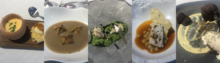 Algunos de los platos del espectacular menú degustación del restaurante Cocinandos de León. | SUSANA MARTÍN
