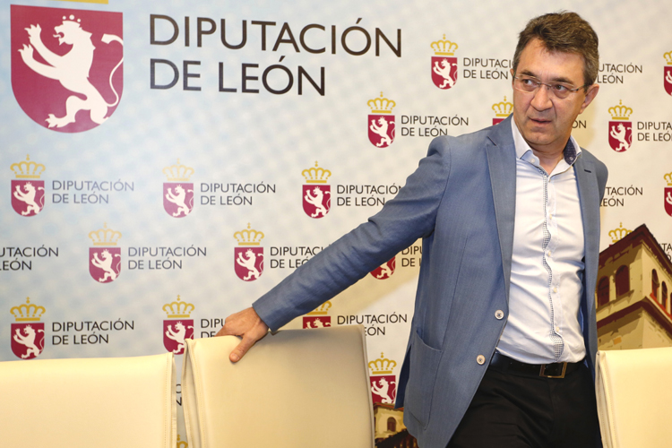 Juan Martínez Majo, presidente de la Diputación de León. | ICAL